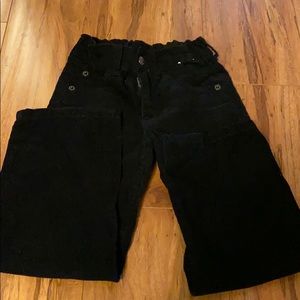 Black corduroy pants